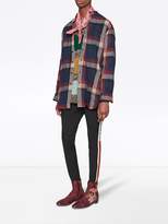 Thumbnail for your product : Gucci Check wool oversize shirt