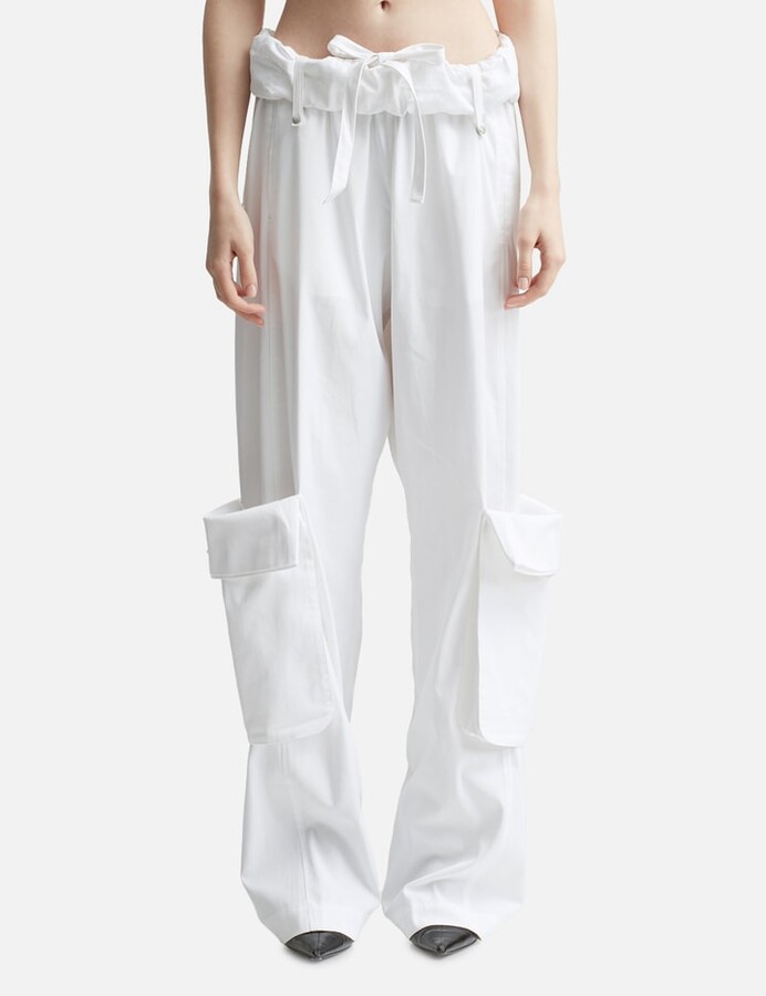 【Open Yy】CAMO ROLLED WAIST CARGO PANTS Open YY - Camo Rolled Waist Cargo Pants | HBX - Globally