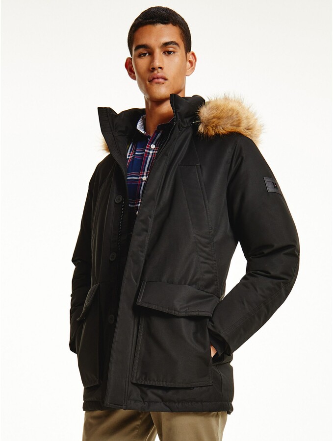 Tommy Hilfiger Hooded Recycled Down Parka - ShopStyle Outerwear