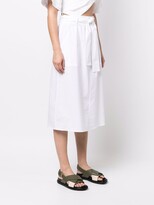 Thumbnail for your product : Seventy High-Waisted Belted Skirt