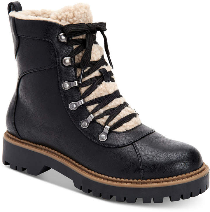 Fashion Look Featuring Combat Boots and INC