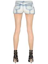 Thumbnail for your product : Balmain Washed Stretch Cotton Denim Shorts
