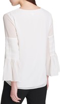 Thumbnail for your product : Calvin Klein Collection Bell-Sleeve Blouse