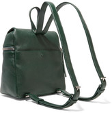 Thumbnail for your product : Kara Small Textured-leather Backpack - Forest green
