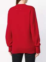 Thumbnail for your product : Maison Margiela contrast cuff knitted jumper