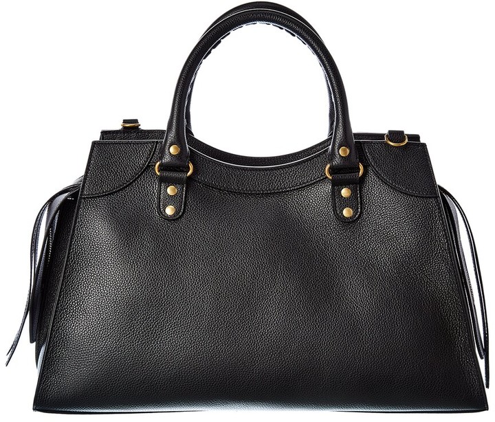 Balenciaga Neo Classic Leather Shoulder Bag ShopStyle Satchels & Top