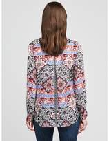 Thumbnail for your product : L'Agence Gisele Paisley Print Neck Tie Blouse