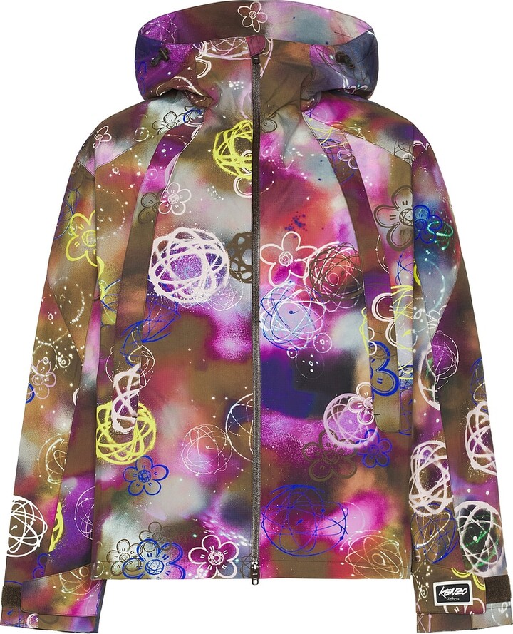 Kenzo x Futura Windbreaker in Pink