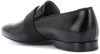 Lanvin elastic panel slippers