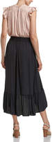 Thumbnail for your product : SABA Lillian Ruffle Midi Skirt
