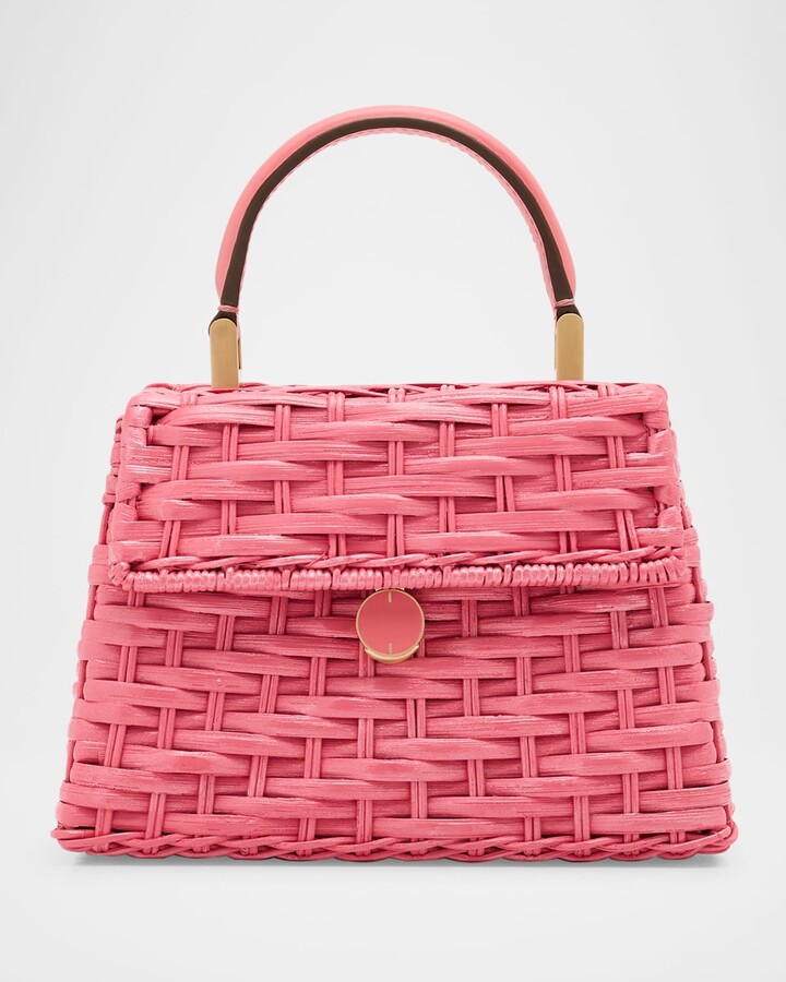 Cult Gaia Sybil Nano Metallic Woven Crossbody Bag