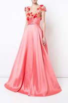 Thumbnail for your product : Marchesa Cap Sleeve Gown