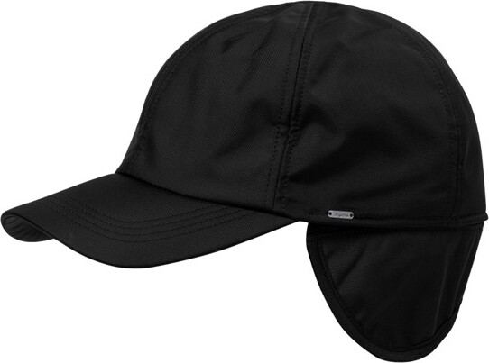 Wigens WigensMen'sWaterRepellentSportBaseballCapwithEarFlapsandLining,56,Black