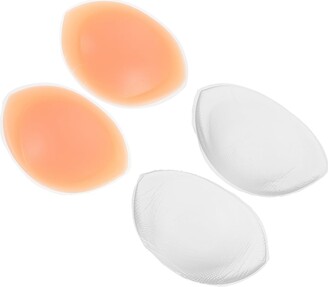 TENDYCOCO 2 Pairs Abalone Invisible Bra Pad Bra Silicone Enhancer