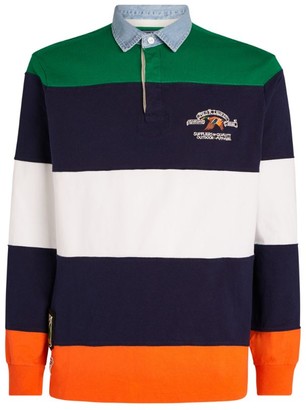 ralph lauren striped rugby shirt