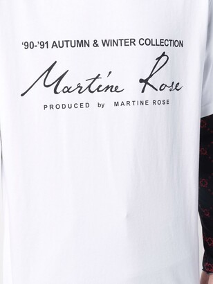 Martine Rose logo print T-shirt
