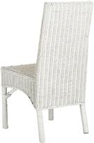 Thumbnail for your product : Safavieh Sommerset White Rattan Side Chair