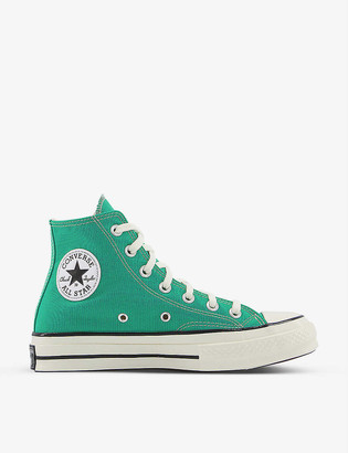 mens green converse trainers