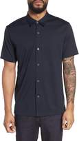 Thumbnail for your product : Theory Incisive Silk & Cotton Short Sleeve Sport Shirt