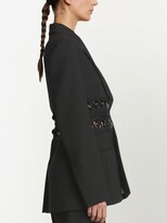 Thumbnail for your product : Proenza Schouler Embroidered Wide Lapel Blazer