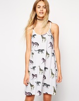 Thumbnail for your product : ASOS Cami Sundress in Animal Aztec