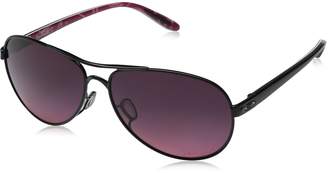 Oakley Women's Feedback Polarized Iridium Aviator Sunglasses