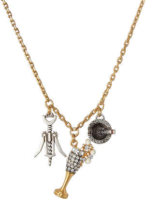 Marc Jacobs Champagne Party Chain Necklace with Embellishment