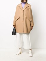 Thumbnail for your product : MM6 MAISON MARGIELA Single Breasted Cocoon Coat