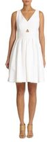 Thumbnail for your product : Paule Ka Triangle-Cutout Full-Skirt Dress