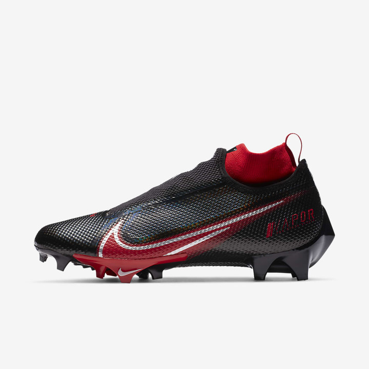nike red and black cleats