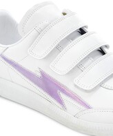 Thumbnail for your product : Isabel Marant Beth Iridescent Bolt Leather Sneakers