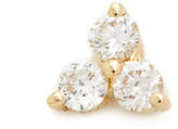 Thumbnail for your product : Ef Collection Diamond Trio Single Stud Earring