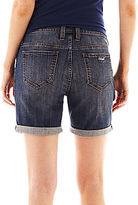 Thumbnail for your product : JCPenney jcp Denim Boyfriend Bermuda Shorts - Tall