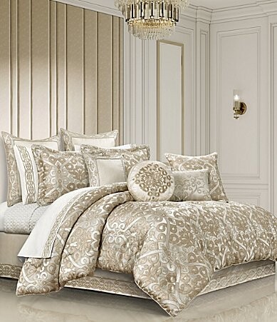J Queen New York Amaretto Woven Jacquard Oversized Comforter Set