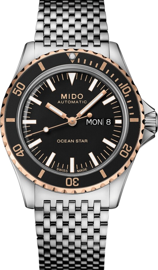 MIDO Men's Swiss Automatic Ocean Star Tribute Stainless Steel Bracelet Watch 41mm