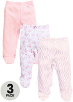Thumbnail for your product : Ladybird Little by Little Pink Bottoms (3 Pack)