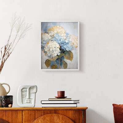 Red Barrel Studio FLORAL Series CXXII -Premium Framed Print -Ready to Hang - No Nails Required