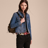 Thumbnail for your product : Burberry Check Detail Denim Jacket