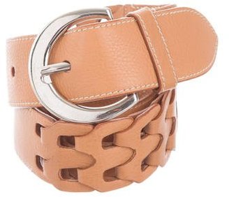 Jil Sander Leather Cutout Belt