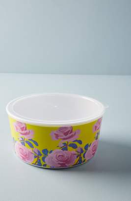 Anthropologie Paint + Petals Melamine Storage Bowl
