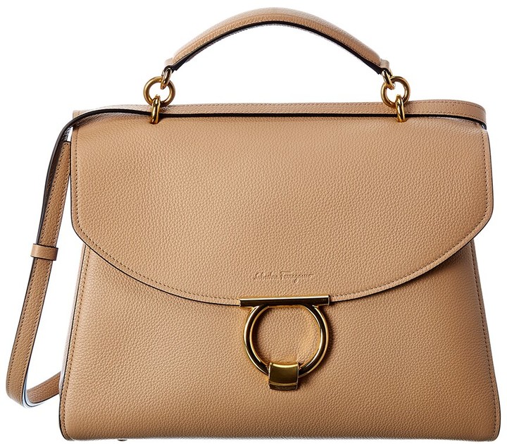 Ferragamo Margot Leather Shoulder Bag ShopStyle