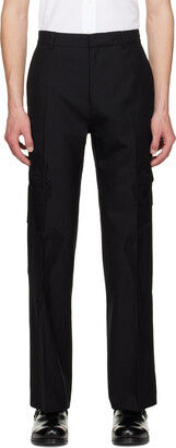 『Stefan Cooke』black zip pocket trousers Stefan Cooke Black Zip Pocket Trousers - ShopStyle