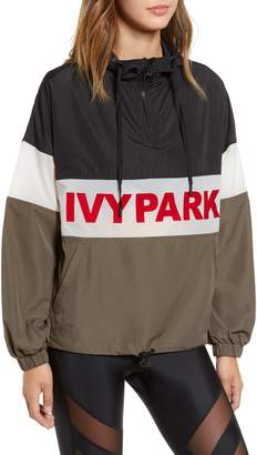 Ivy Park R) Logo Graphic Hooded Jacket