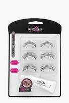 Thumbnail for your product : boohoo NEW Womens Volumising Eyelashes in Black size One Size