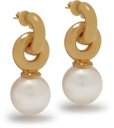 Thumbnail for your product : Mulberry Grace Small Earrings Gold and Mother of Pearl Brass and Resin