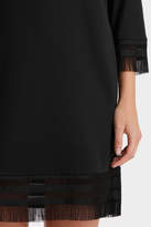 Thumbnail for your product : DKNY 3/4 Slv Dress W/ Fringe