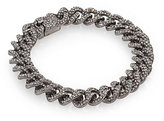 Thumbnail for your product : Adriana Orsini Pavé Crystal Small Chain Bracelet/Gunmetal