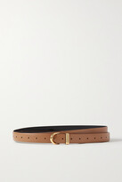 Thumbnail for your product : KHAITE Brooke Leather Belt - Brown
