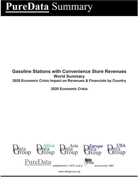 Puredata World Summary: Gasoline Stations with Convenience Store Revenues World Summary : 2020 Economic Crisis Impact on Revenues & Financials by Country (Series #1970) (Paperback)