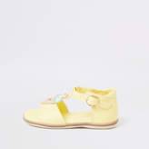 river island yellow shoes